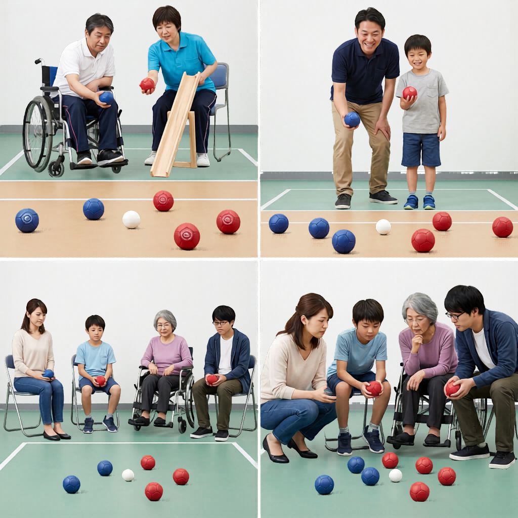 硬地滾球活動現場